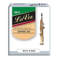 RICO RIC10MS Трости для саксофона сопрано La Voz Medium-Soft